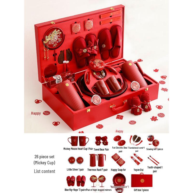 Complete Wedding Dowry Set: Elegant Bridal Toiletries & Essentials for Bride's Celebration