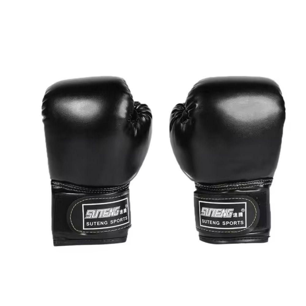 2pcs PU Leather Kids Boxing Gloves Professional Kickboxing Thai Gloves Trendy MMA Fighting Gloves
