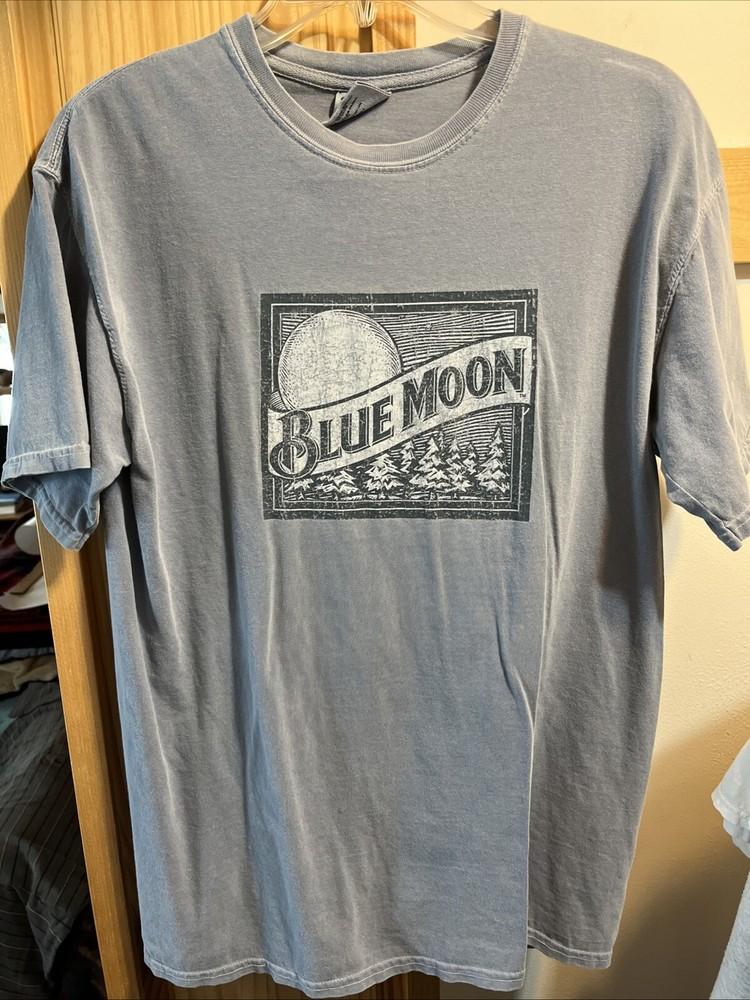 

Comfort Colors Men s M Blue Moon Gray Short Sleeve Cotton Graphic Tee L