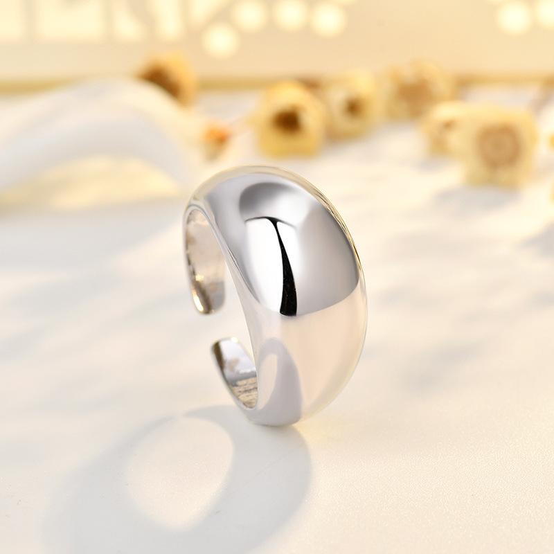 European and American Open Ring for Women Ins Trend Fashion Cold Style Exaggerated Simplicity