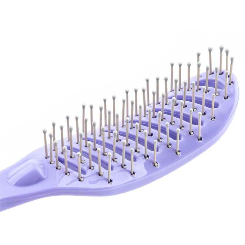 Hair Styling Brush Practical Hair Comb Hollow Out Hair Brush Detangling Hair Brush Massage Comb for Dry and Wet Hair