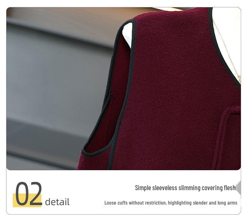 New Autumn Chinese-Style Vest for Middle-Aged & Elderly Women - Sleeveless Jacket for Spring & Autumn