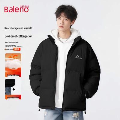 Baleno Men's Loose Fit Padded Stand Collar Jacket