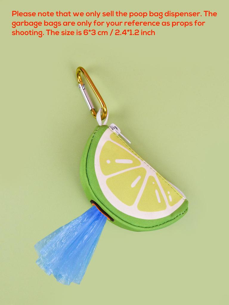 Designer Fruit Style Pet Poop Bag Dispenser and Storage Pouch