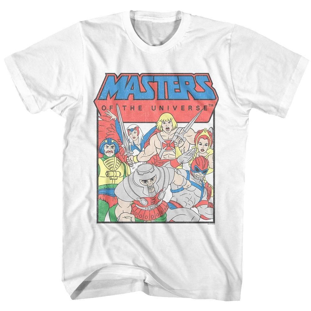 Masters Of The Universe Heroic Warriors Men T Shirt XL