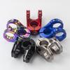 Aluminum Zinc Zinc Alloy Bicycle Handlebar Stem CNC Anodizing Mountain Bicycle Stem MTB Stem Riser Cycling