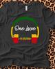 One Love Headphones Reggae Rasta Colors T-Shirt | Music Graphic Tee, 8 Colors