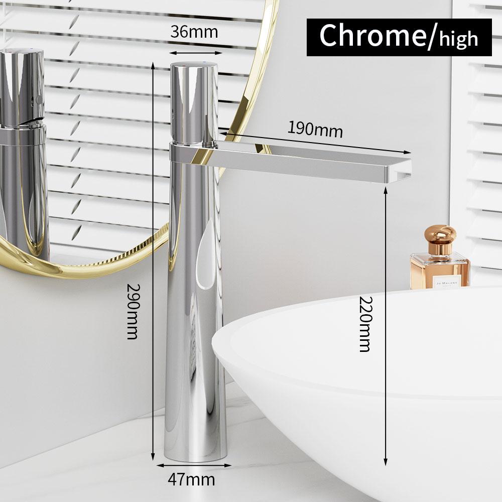 Black Basin Faucet Modern Copper Bathroom Mixer Taps Crane Deck Installation Hot and Cold Water Faucets Sink Faucet for Bathroom