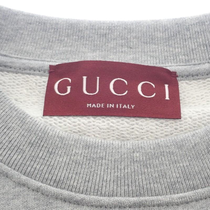 Gucci 785636 XJGLG 1160 M Sweat Gray Cotton Women