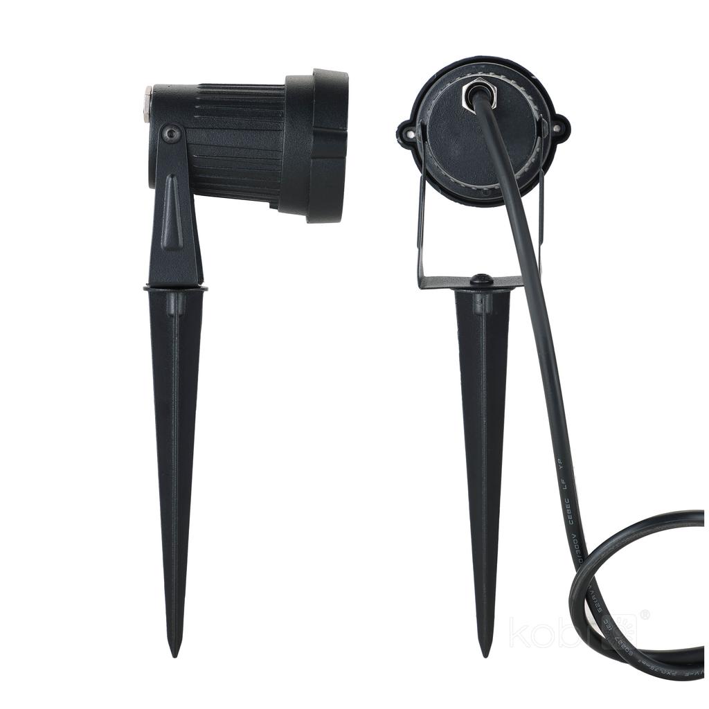 LED Garden Spotlight 5W 3000K 400 Lm IP65 Black