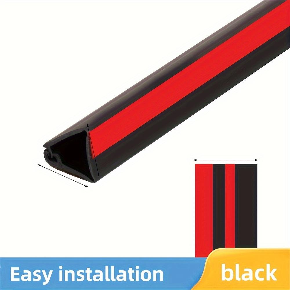 

1PC 1/2m Cable Cover Protector Self-Adhesive Wire Protection Strip Wear Resistant Prevent Trip Wall Wire Organizer 1m чорний