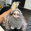 Keychain Pendant Girl Style Plush Doll Charm Soft Stuffed Key Holder Backpack Car Wallet Bag Accessory