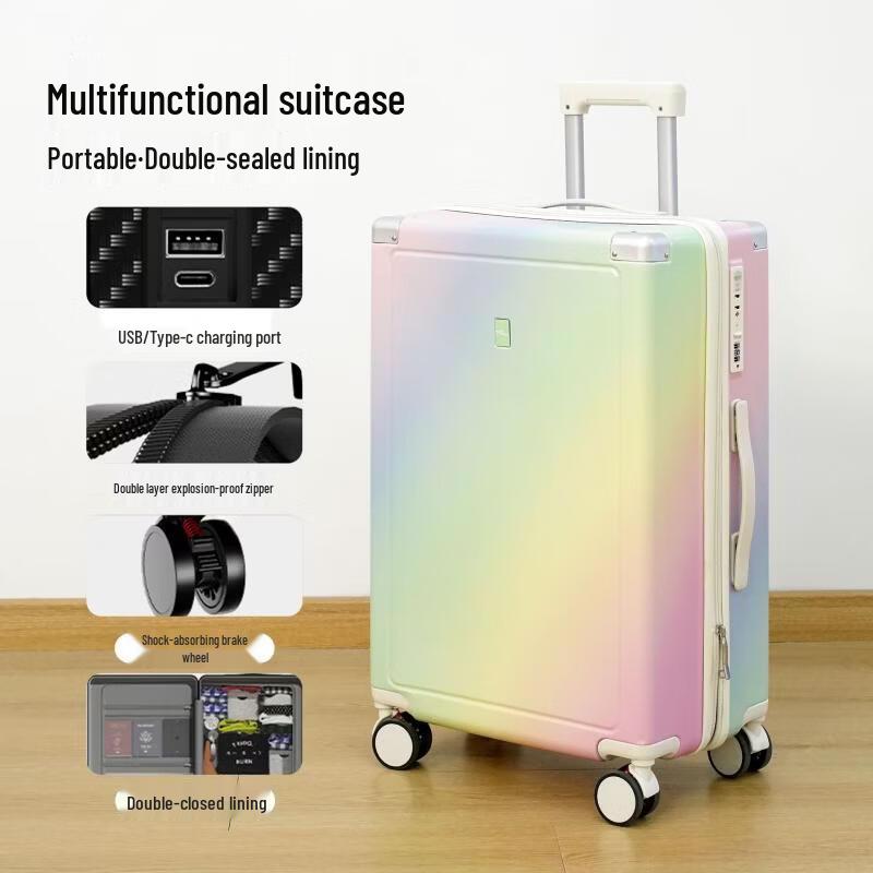 JOURHEY SHI Rainbow Hardshell Luggage