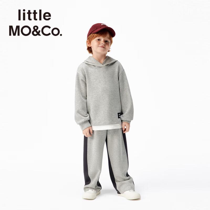 

little MO&Co. Kids Unisex 2-Piece Hooded Sportswear Set 160