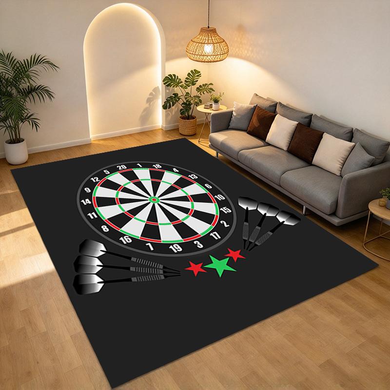 Dart Game Living Room Nonslip Area Rug Soft Carpet For Bedroom Game Playroom Sofa Office Home Decor Doormat Christmas Gift C9301141