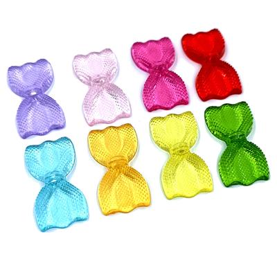 10 Stücke 14*26mm Acryl Transparent Fliege Lose Perlen Spacer Perlen Für Ornament DIY Handgemachten Schmuck Machen