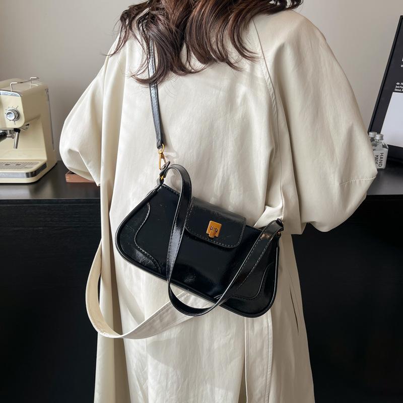 Maillard retro portable commuter bag women's 2025 new trendy tote bag large capacity shoulder armpit bag