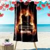 Supernatural Print Beach Towel, Large Soft Quick Dry Towel for Beach Camping Swimming