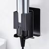 Hair Straightener Holder Wall Mount Carbon Steel Hair Tool Storage Organizer with Adhesive for Curling Iron Bathroom