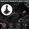 TUCKBOLD Covered Manual Gear Shift Knob for VW Black 5-Speed E-os 2006-2015 (1pc)