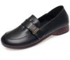 Fashion AIYUQI Ladies Shoes Wdges 2024 New Fall Casual Genuine Leather Mom Shoes Women Round Toe Large Size Women's Shoes