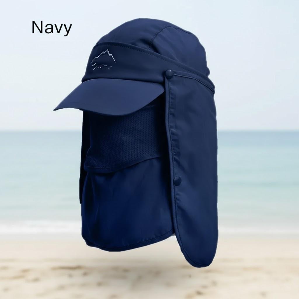 

Foldable Sun Protection Hat with Breathable Mosquito Veil for Camping Fishing Hiking Duck Tongue Design Outdoor Accessories