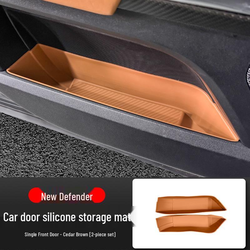 Silicone Door Storage Organizer Mat for Land Rover Defender 2020-2025