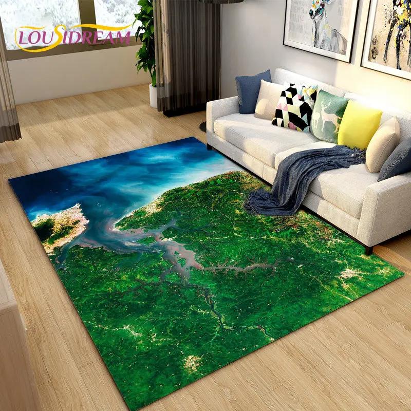 3D Ocean Seawater Beach Water Scenery Area Rug,Carpet Rug for Living Room Bedroom Sofa Doormat Decoration,Kid Non-slip Floor Mat