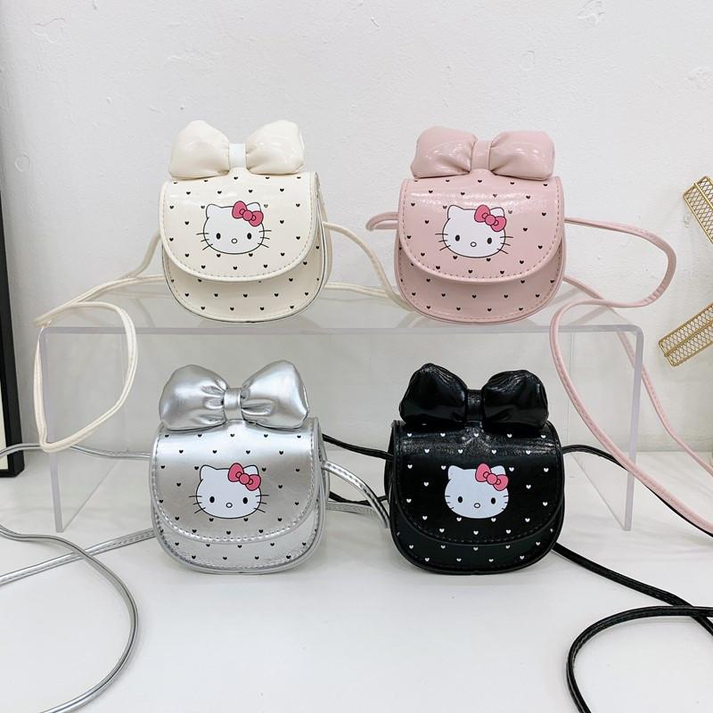 Cat Children Cute Mini Pouch Seam Stitching Versatile Casual Outfits