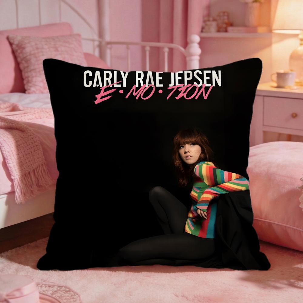 Carly Rae Jepsen Cushion Cover Premium Comfort Reversible Pillow Cove Two In One Design for Any Room Car Interior