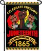 Juneteenth Garden Ag for Outside 12x18 Black History Month Garden Ag June 19th 1865 Freedom African Afro American Festiv SSL