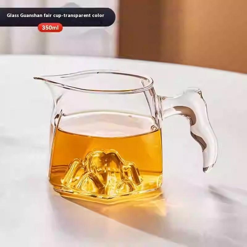 

Fair Cup New Light Luxury high-end Tea Cup High Borosililicate Glass Thickness Material High Temperature Resistance