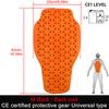 CE 1-2 Level Motorcycle Back Protector Jackets Insert Back Protector Armor Motorbike Bike Riding Protection Pads Spine Anti-fall
