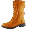 Autumn and Winter New Square Heel Low Heel Side Zipper Large Size Knight Boots