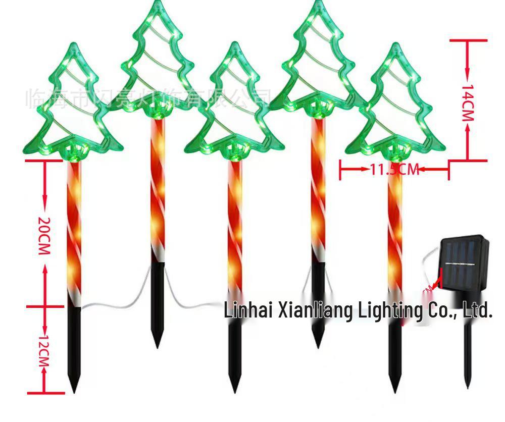 2025 Solar Weihnachts-Weihnachtsmann und Schneemann Leuchtende Lichterkette für Außendekoration