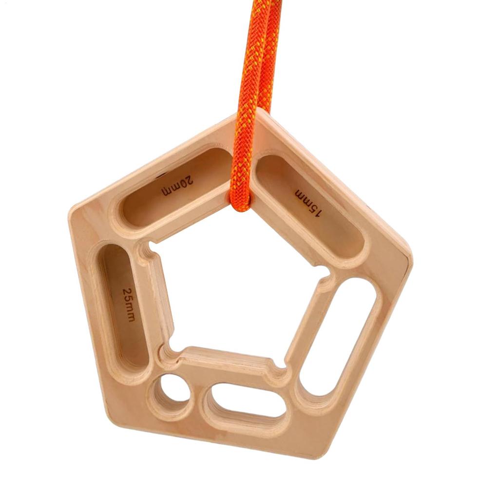 1pc Rock Climbing Finger Strengthener Board Pull-Up Board Hangboard Trainer Portable Grip Forearm Strengthener Practice Tool