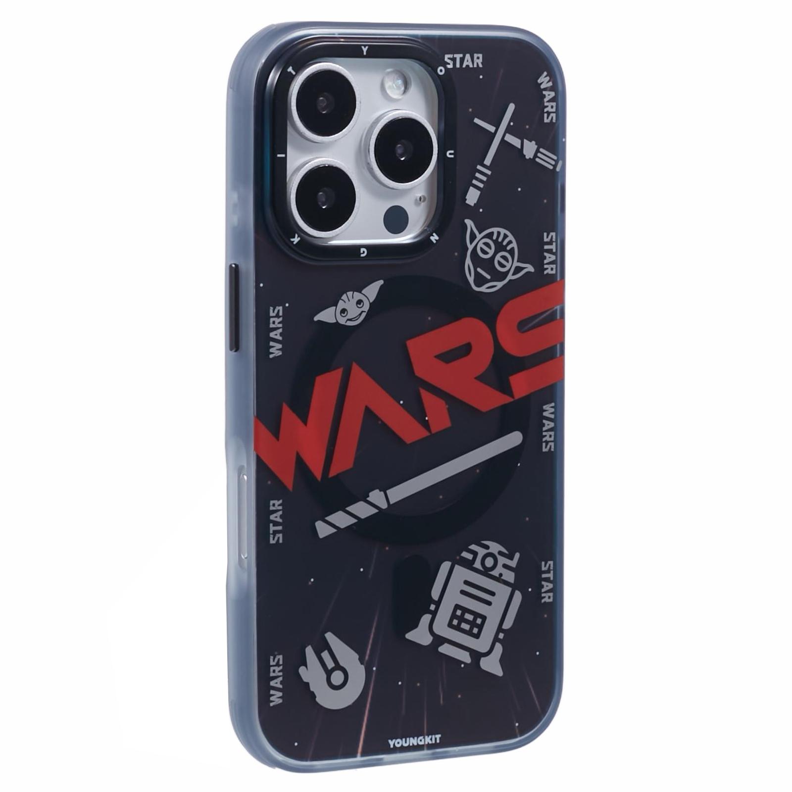 

YOUNGKIT Interstellar Series for iPhone 16 Pro Case Compatible with MagSafe IMD TPU Phone Cover A