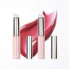 Silicone Brush Lip Set 2 Easy Use Accurate Natural Round Tip Lipstick Cap Makeup Soft Gel (Pink)