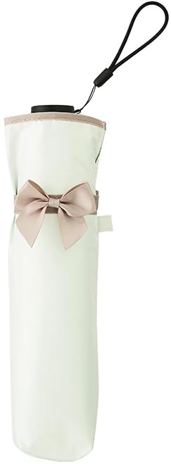 Because Folding Sun and Rain Full PU Super Sun Rain Heat Umbrella, 50cm, Use, Blackout, Lightweight, Light/Ribbon, Umbrella, Umbrella, Protection,