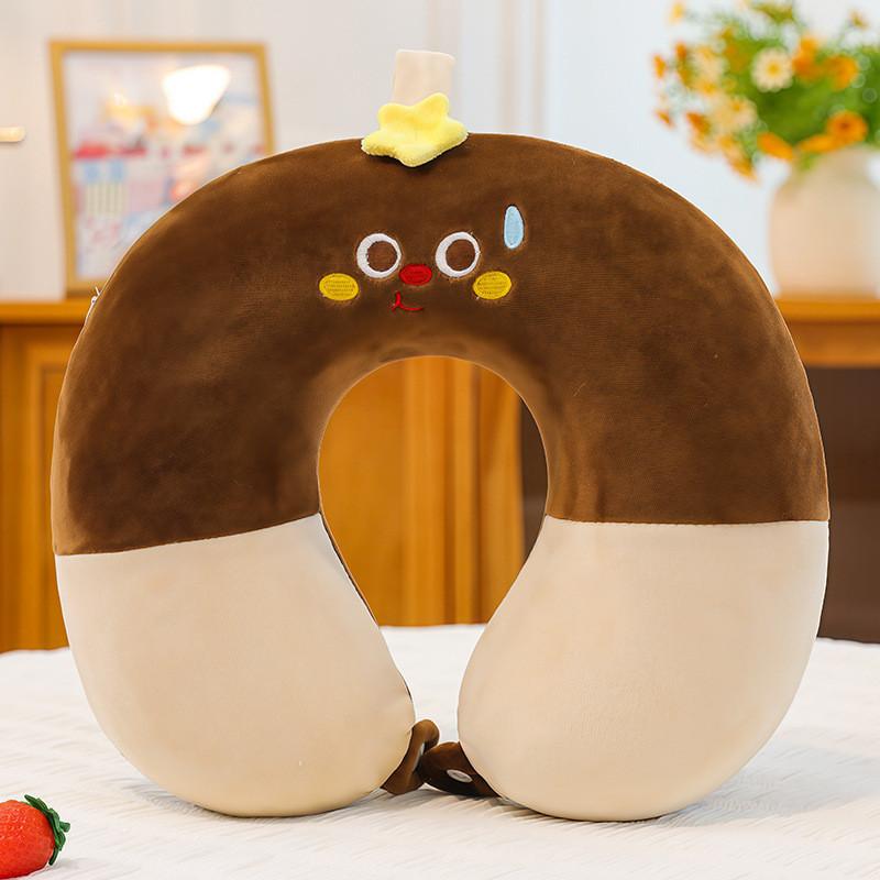 Cartoon Animal Ushaped Memory Foam Neck Pillow For Office Nap Travel Cute Plush Cushion
