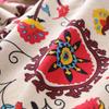 Bohemian Sunflower Jacquard with Tassels Curtain Thick Blackout Curtains for Living Room American Vintage Drape Kitchen Valance