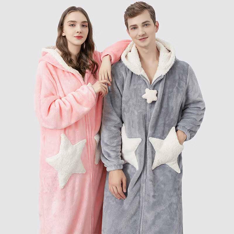 OEING Star Coral Fleece Robe