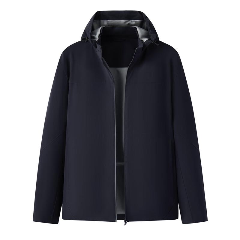 Zhuangji Men's Wear-Resistant Four-Way Stretch Hooded Jacket