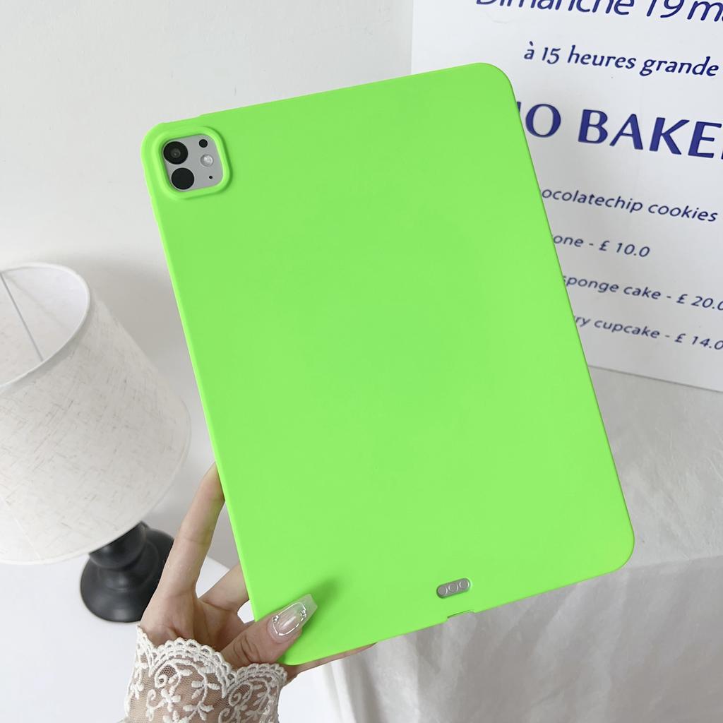 Pro iPad Pro 11 (2024) Pouzdro Soft TPU s povrchem jako kůže pro ochranu tabletu