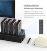 ORICO 6648US3-C Stacja dokująca USB 3.0 z czterema slotami na HDD z funkcją klonowania offline 1-do-3