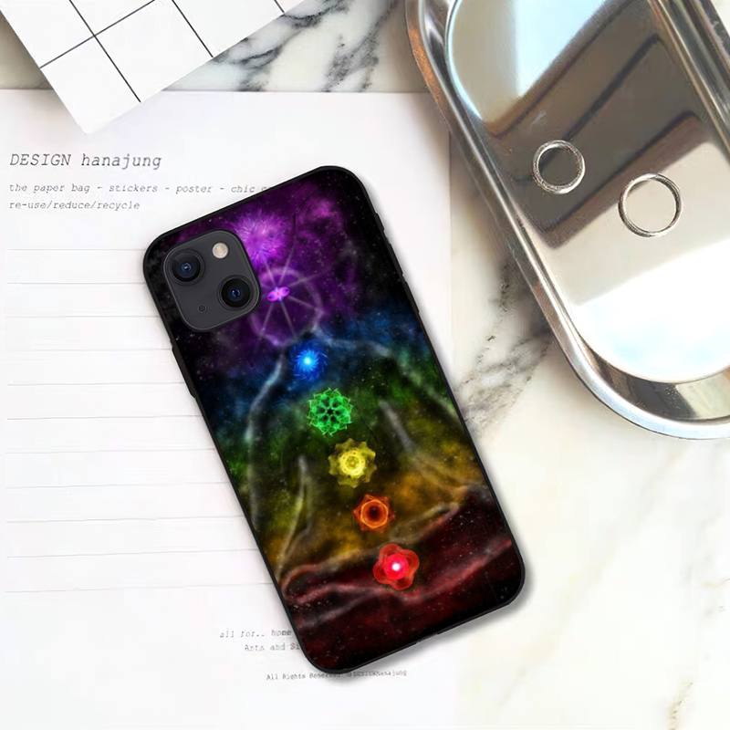 

Чехол для телефона Mandala Chakra Insist Yoga для iPhone 11 12 Mini 13 14 15 Pro XS Max X Plus SE XR Shell iPhone15plus