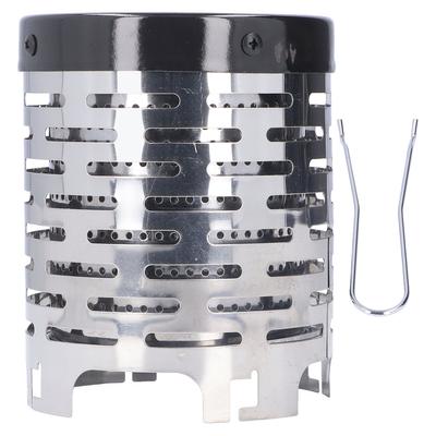 Herdheizabdeckung Tragbar Praktisch Outdoor Campingkocher Mini Edelstahl Heizabdeckung