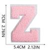 7Cm White Background Pink Character Embroidery Cloth Sticker English Towel Embroidery Letter Computer Embroidery Chapter Boy Embroidery Post