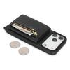 Crossbody Zipper Wallet Ring Holder Litchi Leather Phone Case