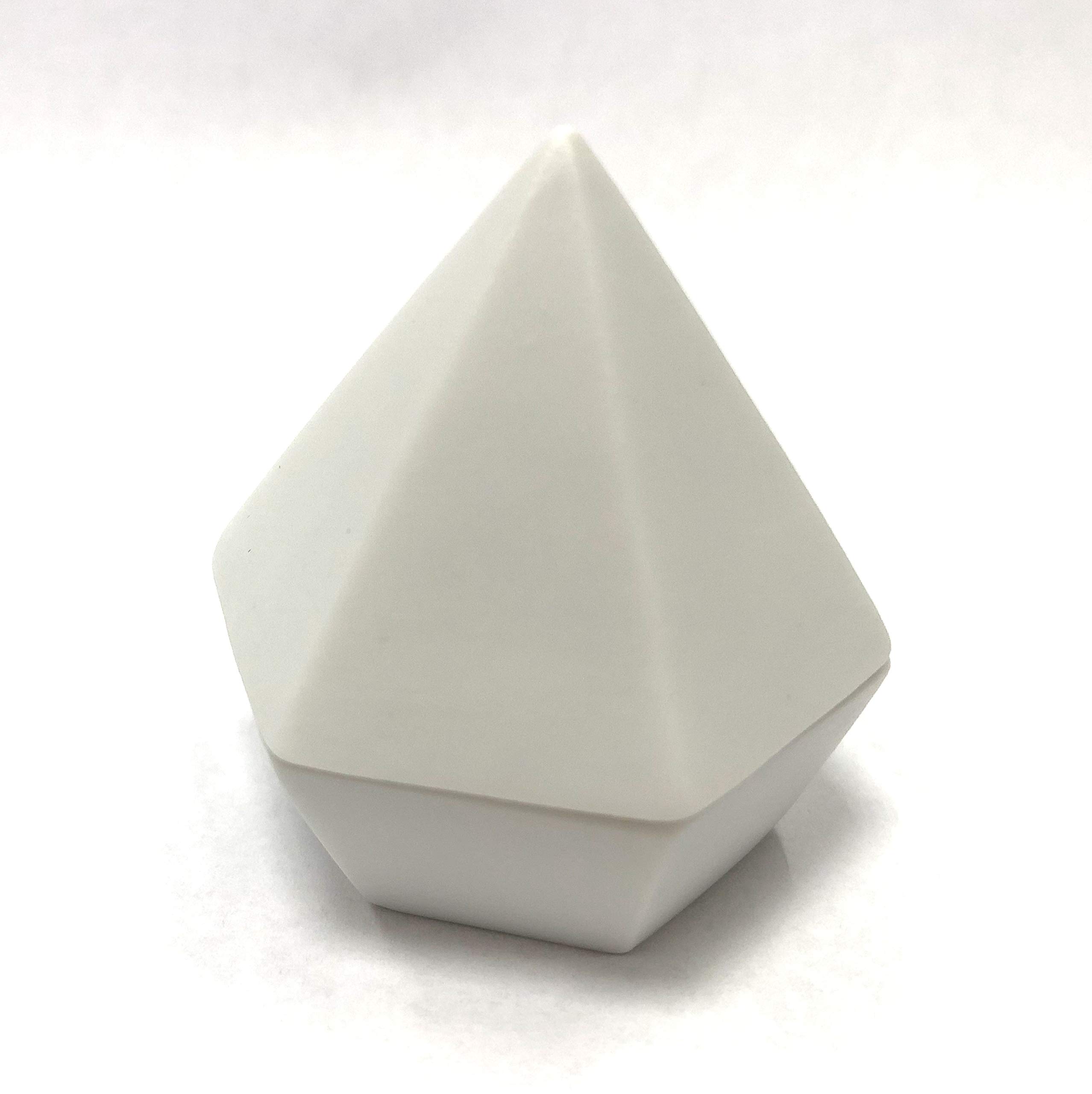 

Kamidana no Sato Modern Shinto Statue, Kamisama no Line ROKKAKU Polka Dots, White, 4.7 x 4.5 x 4cm